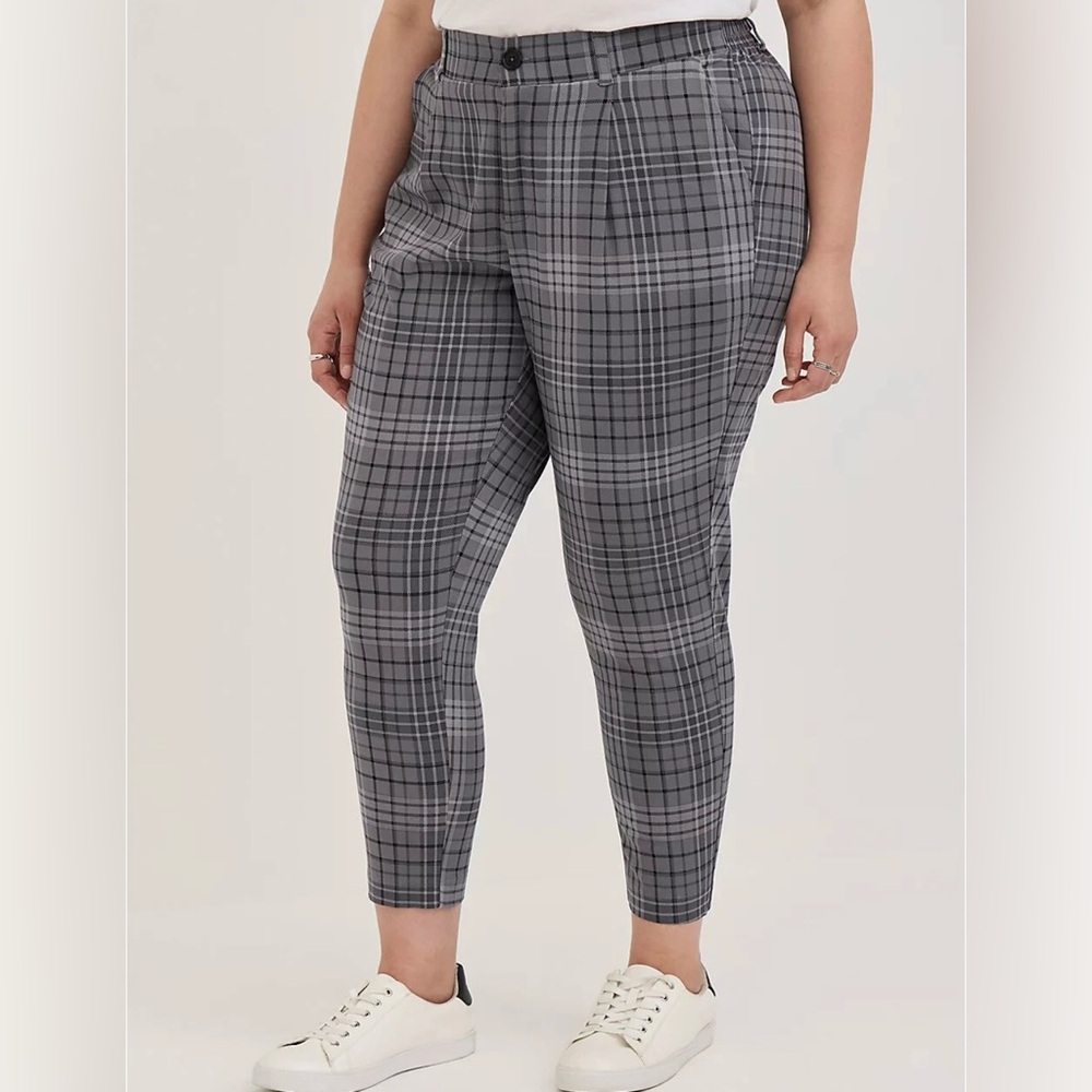 Torrid Relaxed Taper Stretch Challis High Rise Pant
